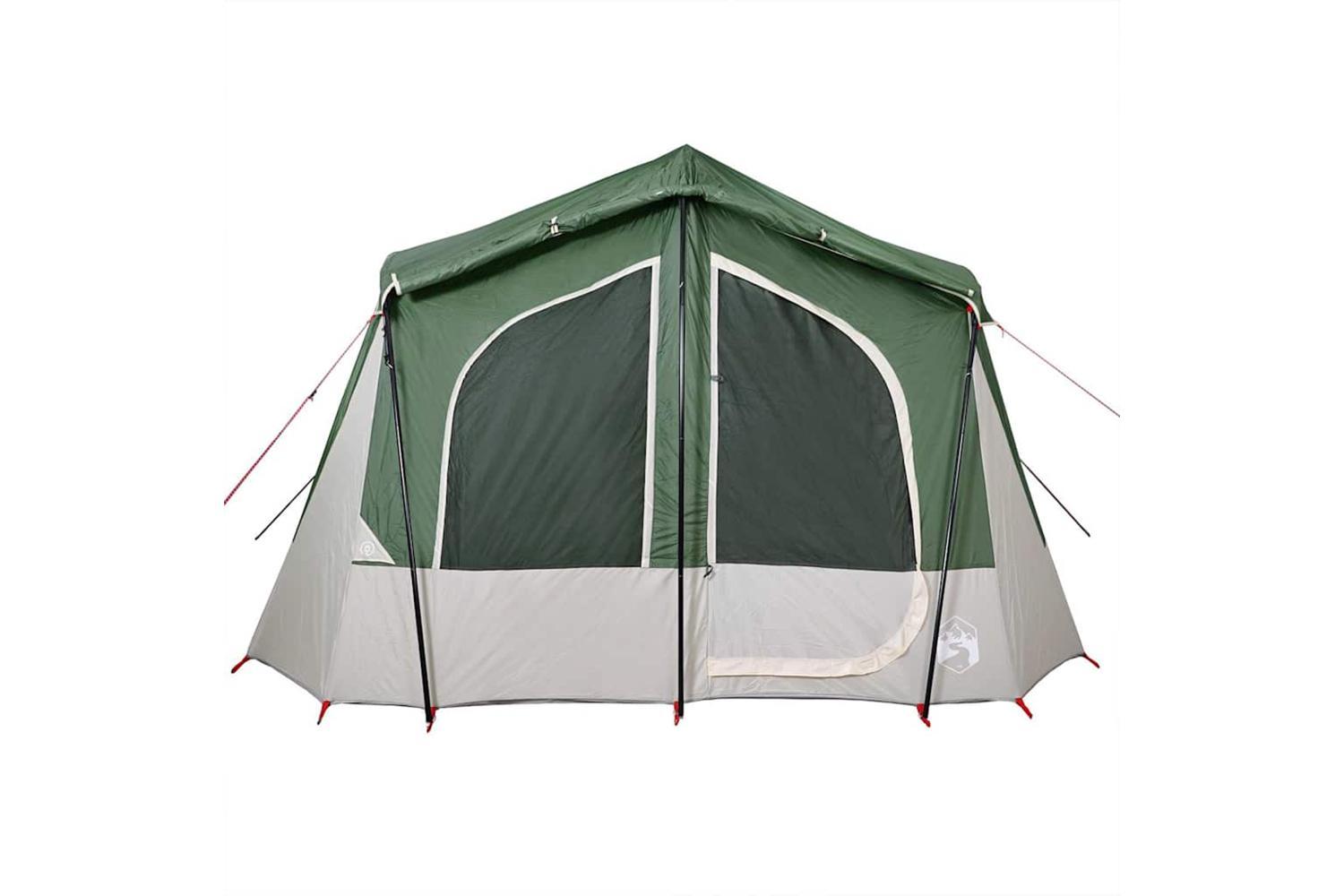 Vidaxl Camping Tent Cabin 5-person Green Waterproof-7