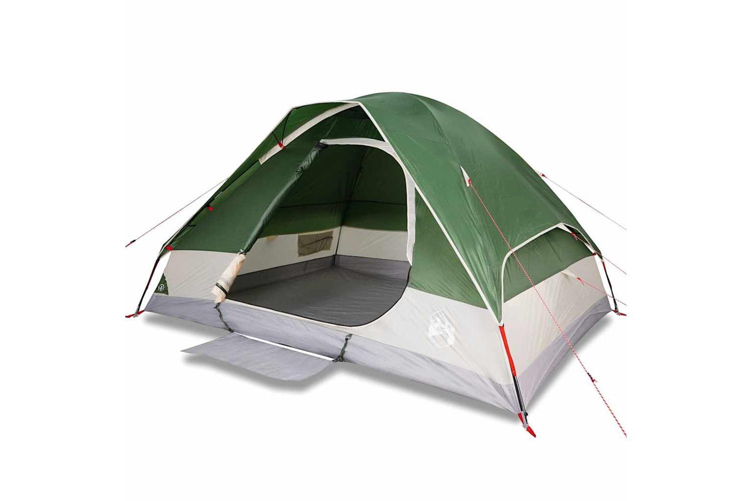 Vidaxl Camping Tent Dome 2-person Green Waterproof-5