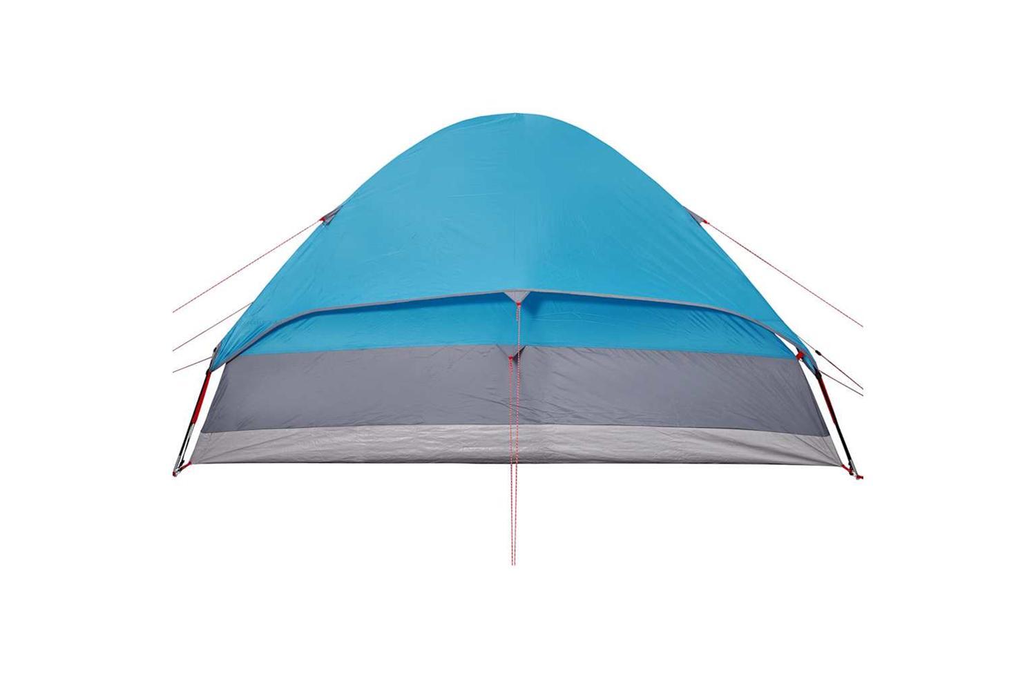 Vidaxl Camping Tent Dome 4-person Blue Waterproof-10