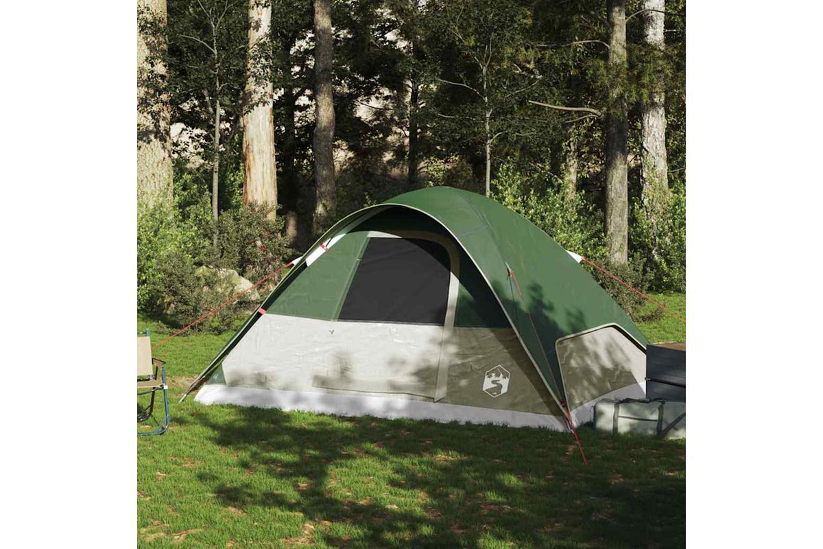 Vidaxl Family Tent Dome 6-person Green Waterproof-3