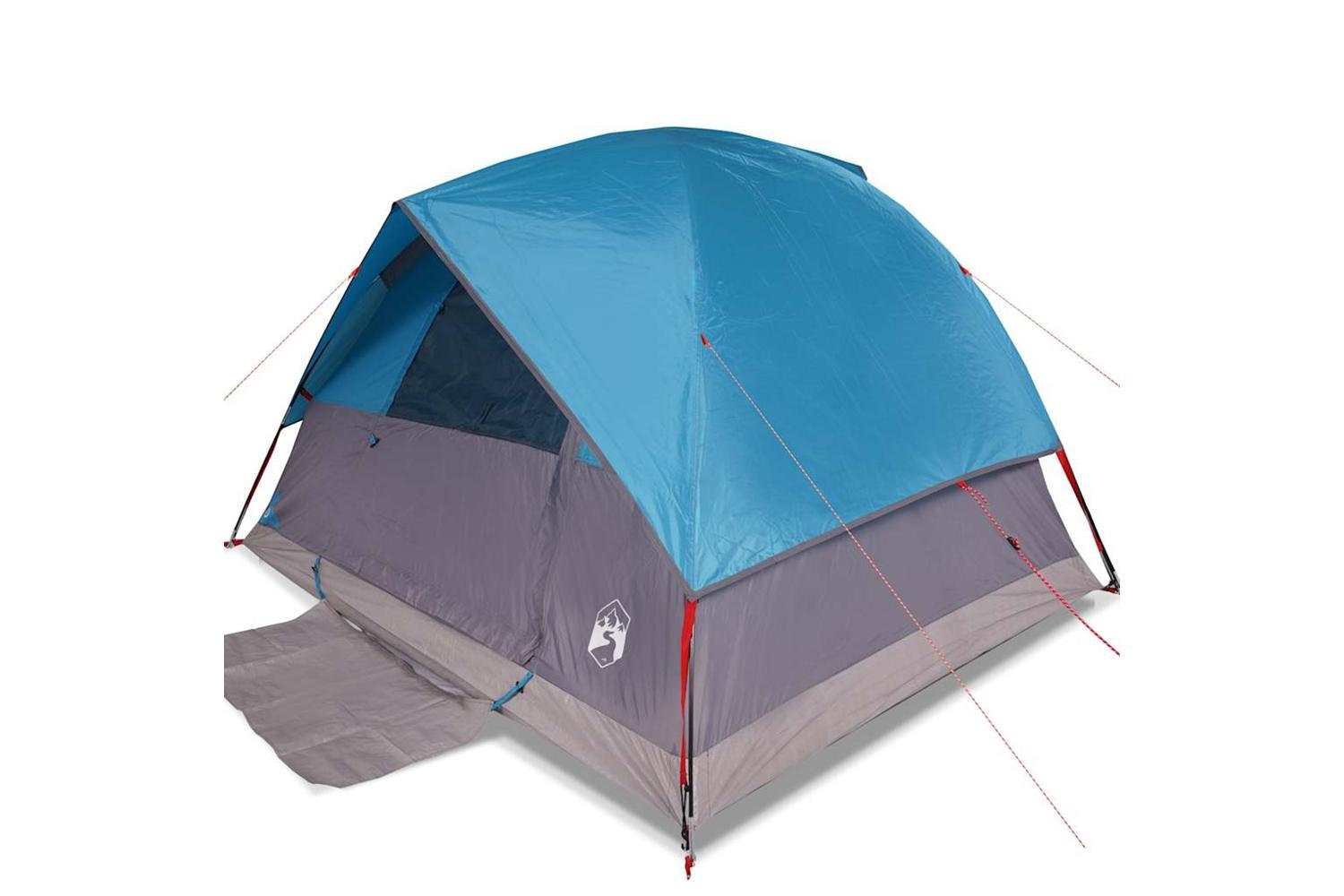 Vidaxl Family Tent Dome 6-person Blue Waterproof