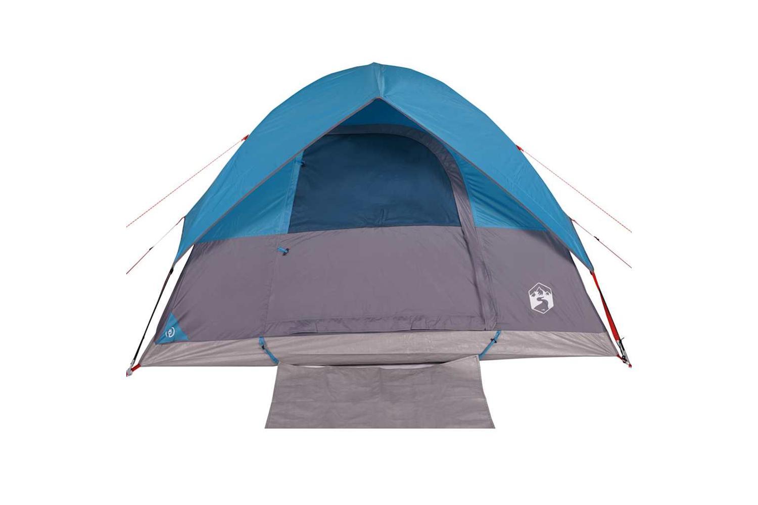 Vidaxl Family Tent Dome 6-person Blue Waterproof-5