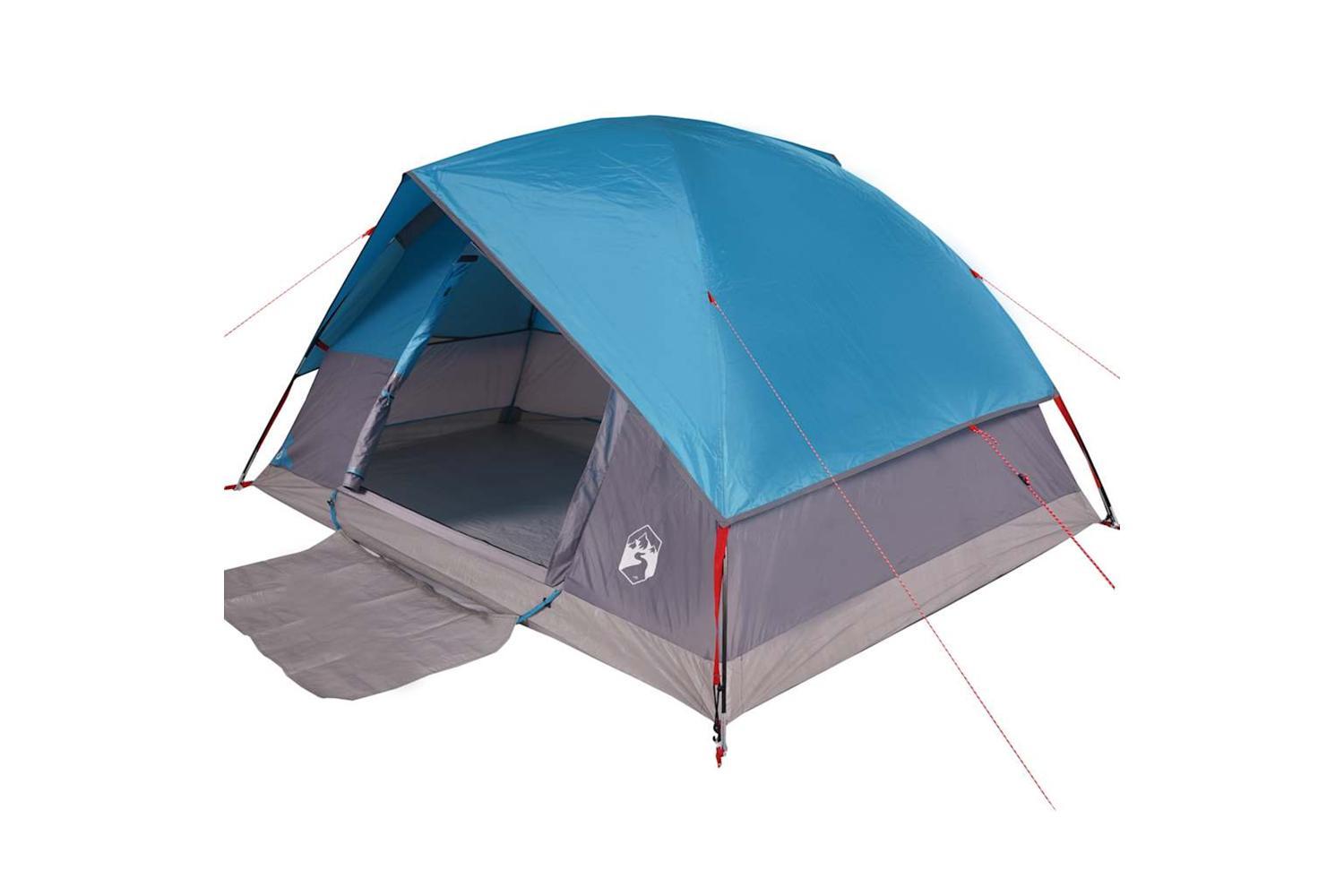 Vidaxl Family Tent Dome 6-person Blue Waterproof-6