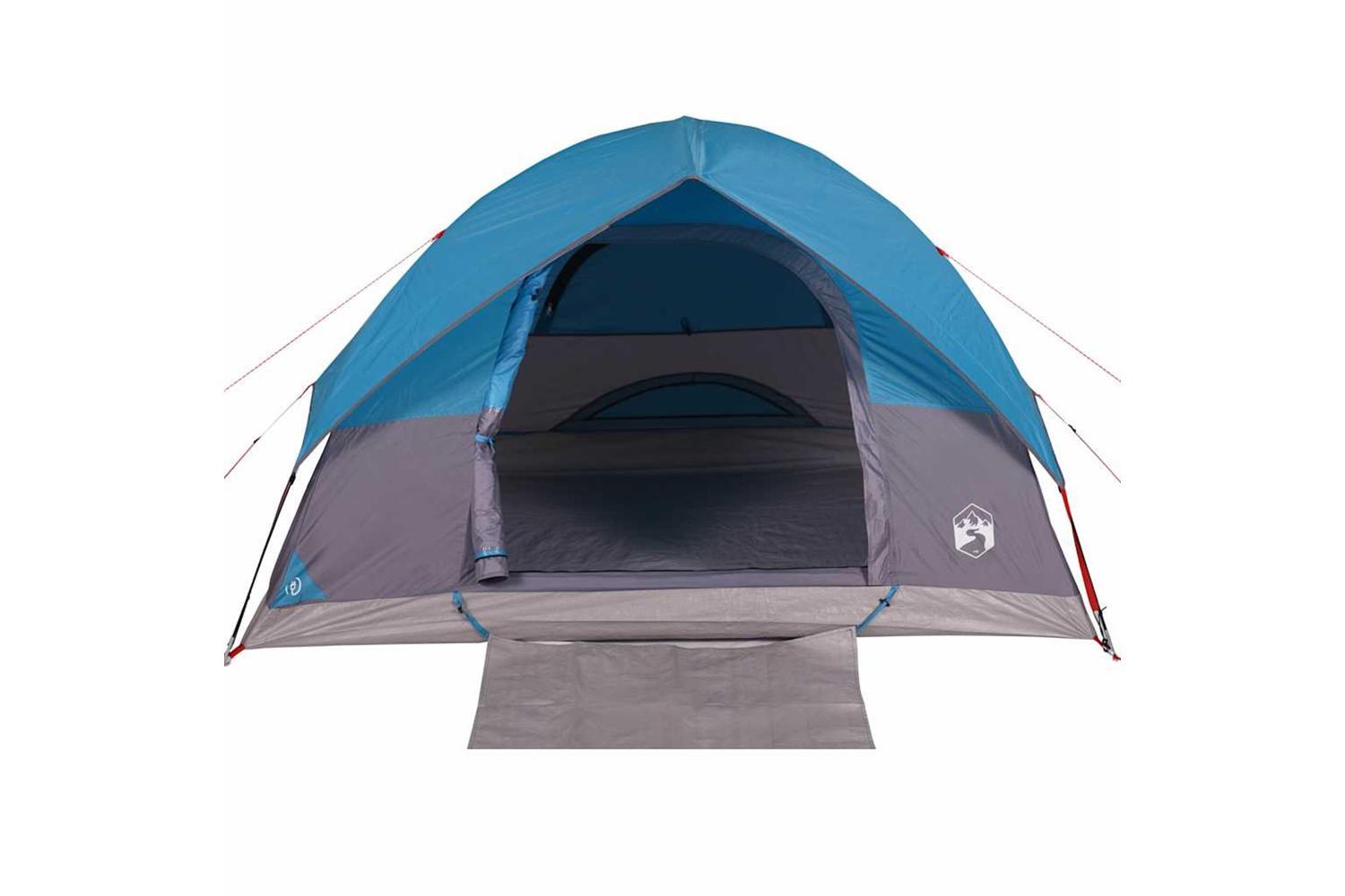 Vidaxl Family Tent Dome 6-person Blue Waterproof-7