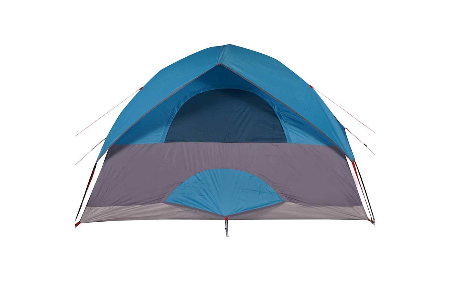 Vidaxl Family Tent Dome 6-person Blue Waterproof-9