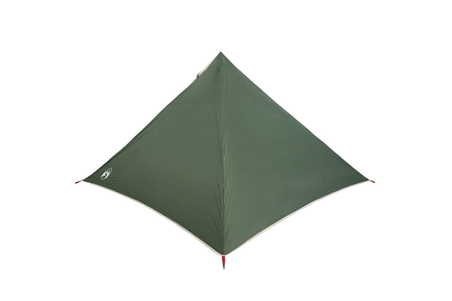 Vidaxl Family Tent Tipi 7-person Green Waterproof-8