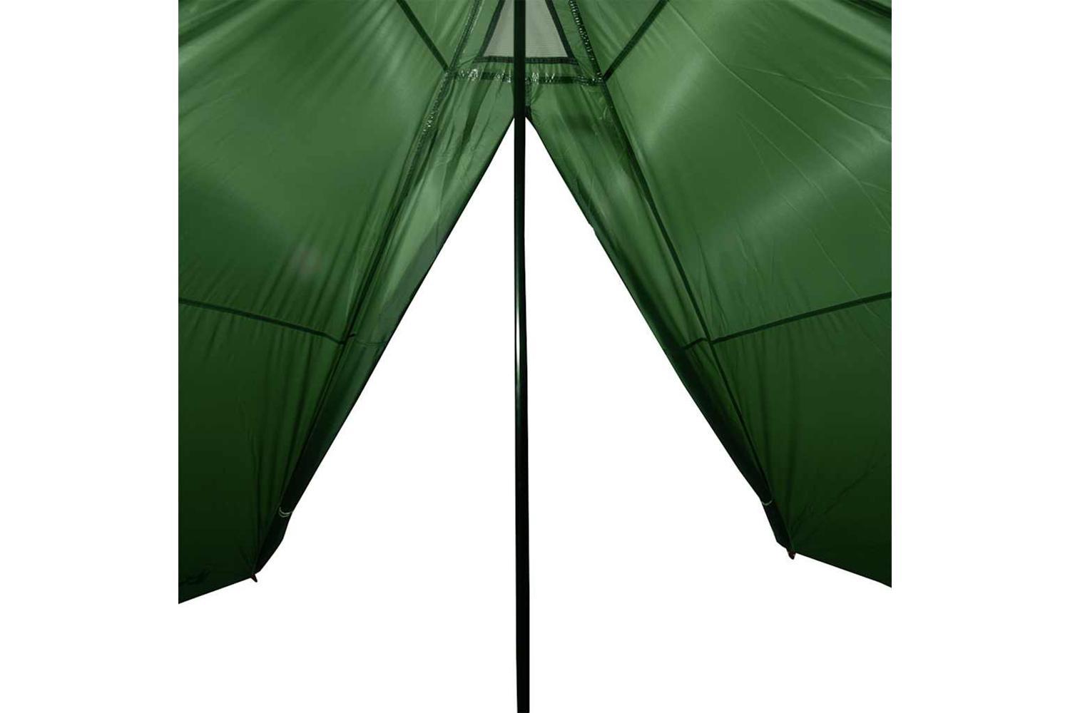 Vidaxl Family Tent Tipi 7-person Green Waterproof-10
