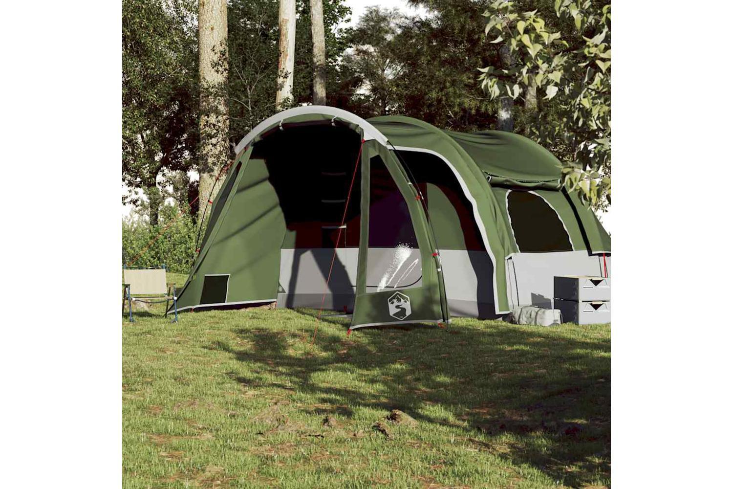 Vidaxl Family Tent 6-person Green Waterproof-4