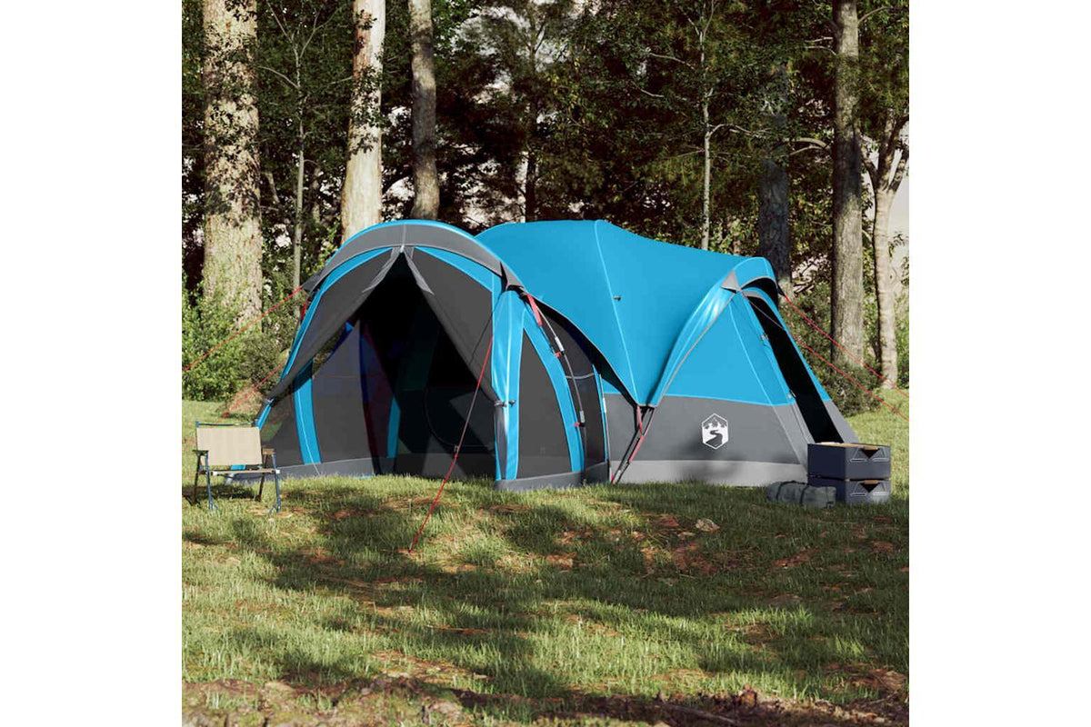 Vidaxl Family Tent Tipi 8-person Blue Waterproof-3