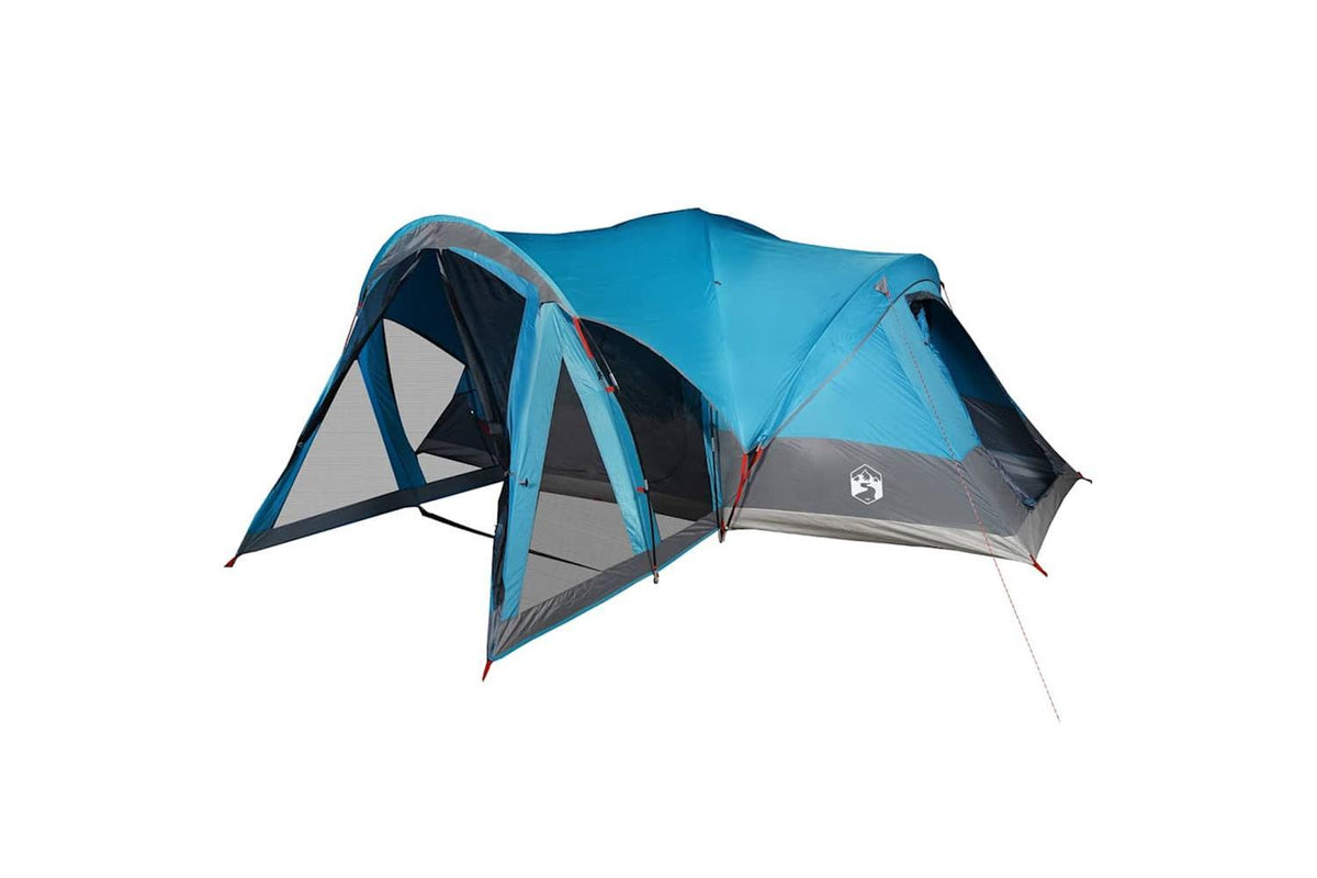 Vidaxl Family Tent Tipi 8-person Blue Waterproof-5