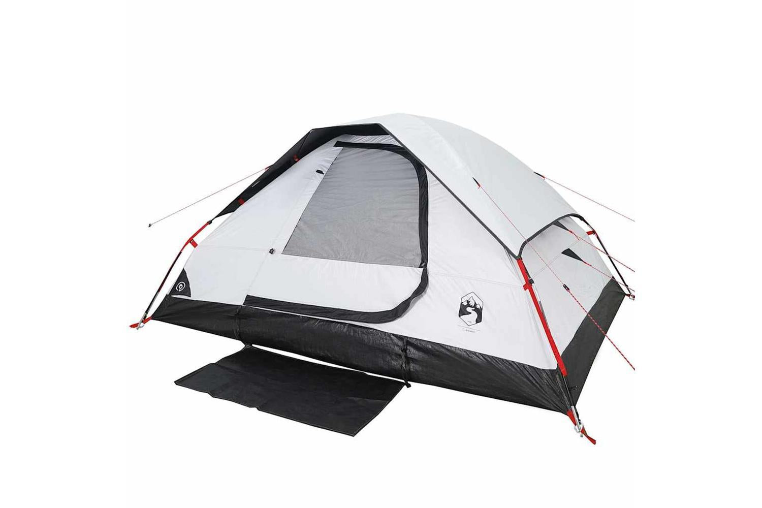 Vidaxl Family Tent Dome 6-person White Blackout Fabric Waterproof-4