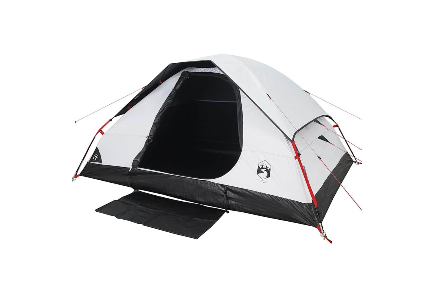 Vidaxl Family Tent Dome 6-person White Blackout Fabric Waterproof-5