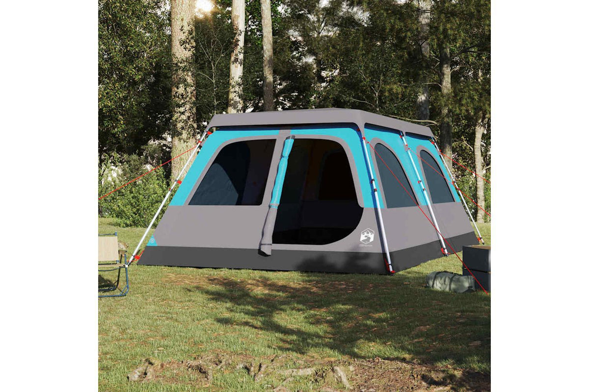 Vidaxl Family Tent Dome 8-person Blue Quick Release-3