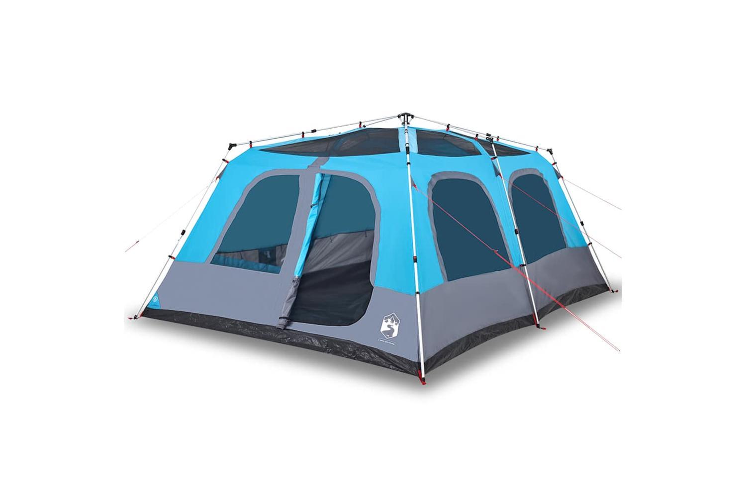 Vidaxl Family Tent Dome 10-person Blue Quick Release-2