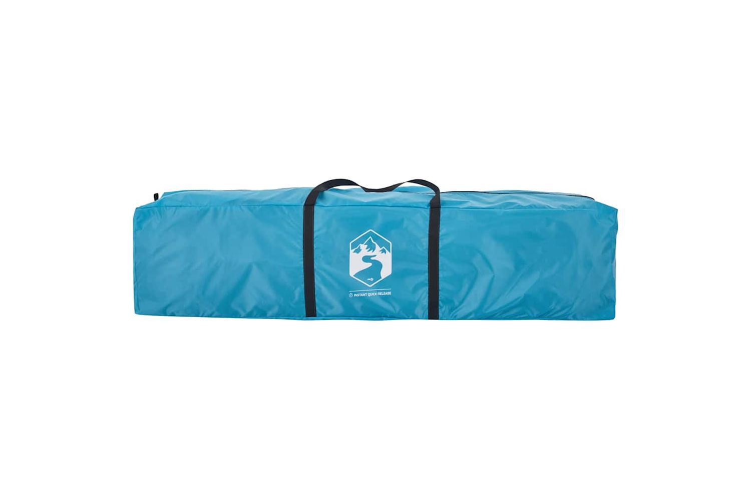 Vidaxl Family Tent Dome 10-person Blue Quick Release-9