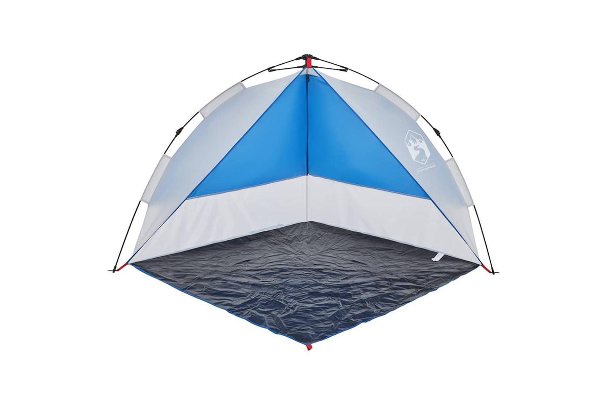 Vidaxl Beach Tent Azure Blue Quick Release Waterproof-4