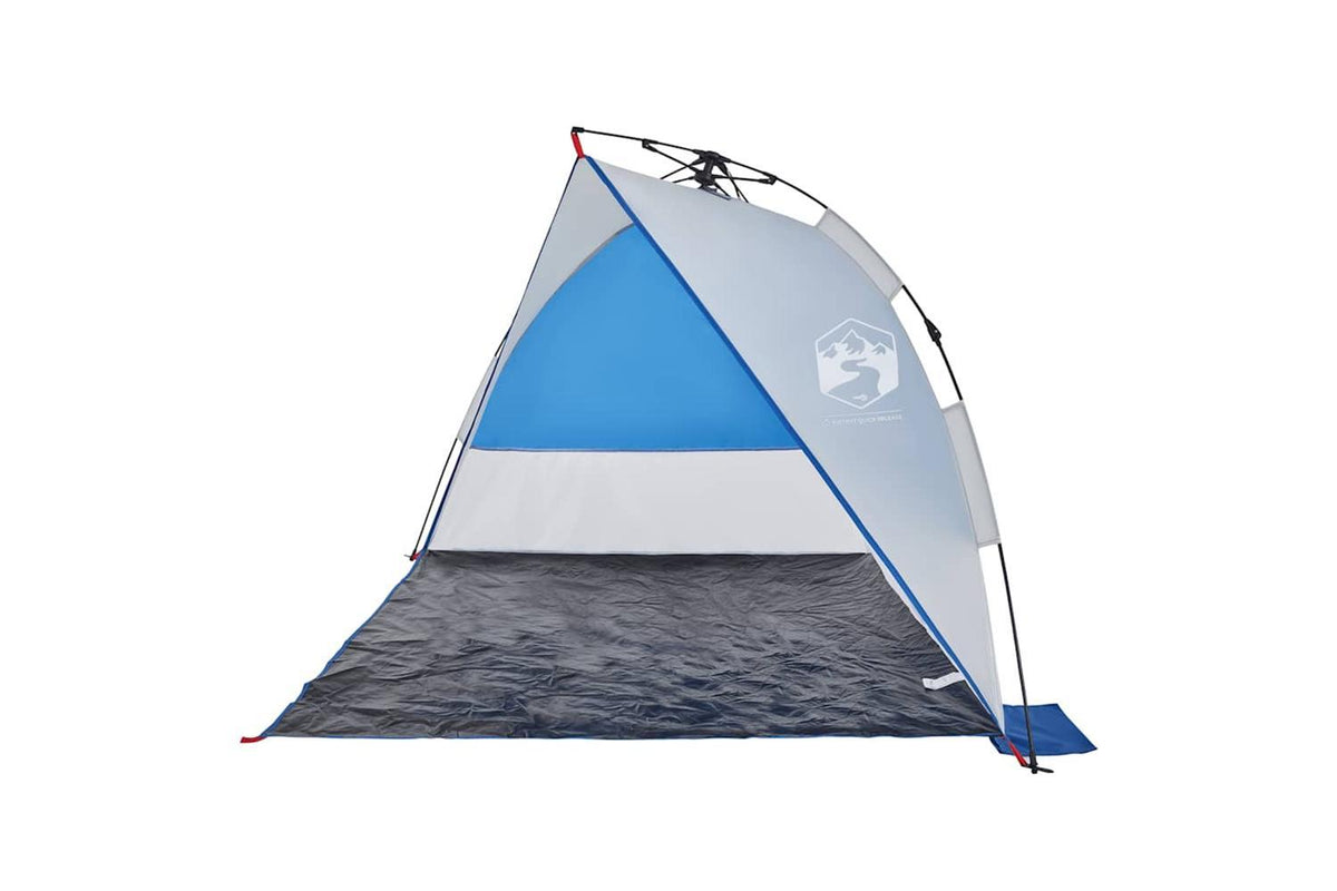 Vidaxl Beach Tent Azure Blue Quick Release Waterproof-5
