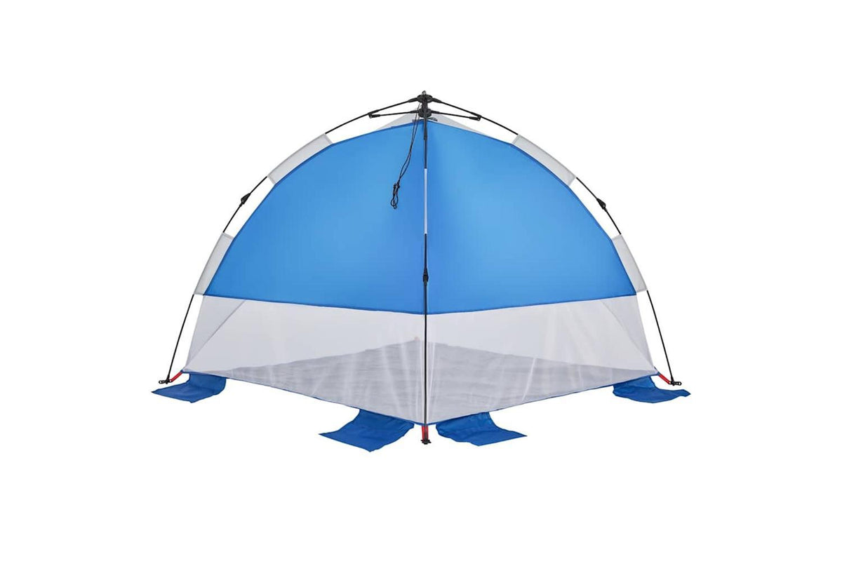 Vidaxl Beach Tent Azure Blue Quick Release Waterproof-6