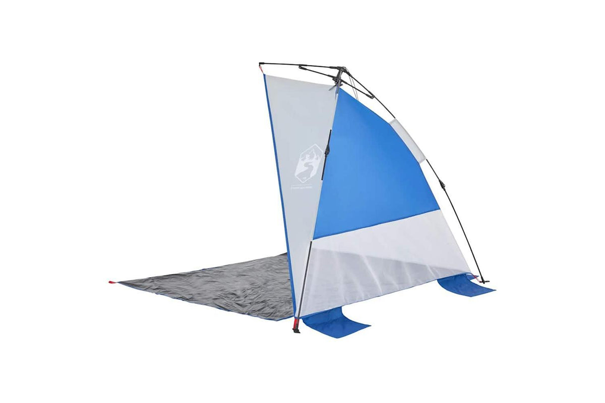 Vidaxl Beach Tent Azure Blue Quick Release Waterproof-9