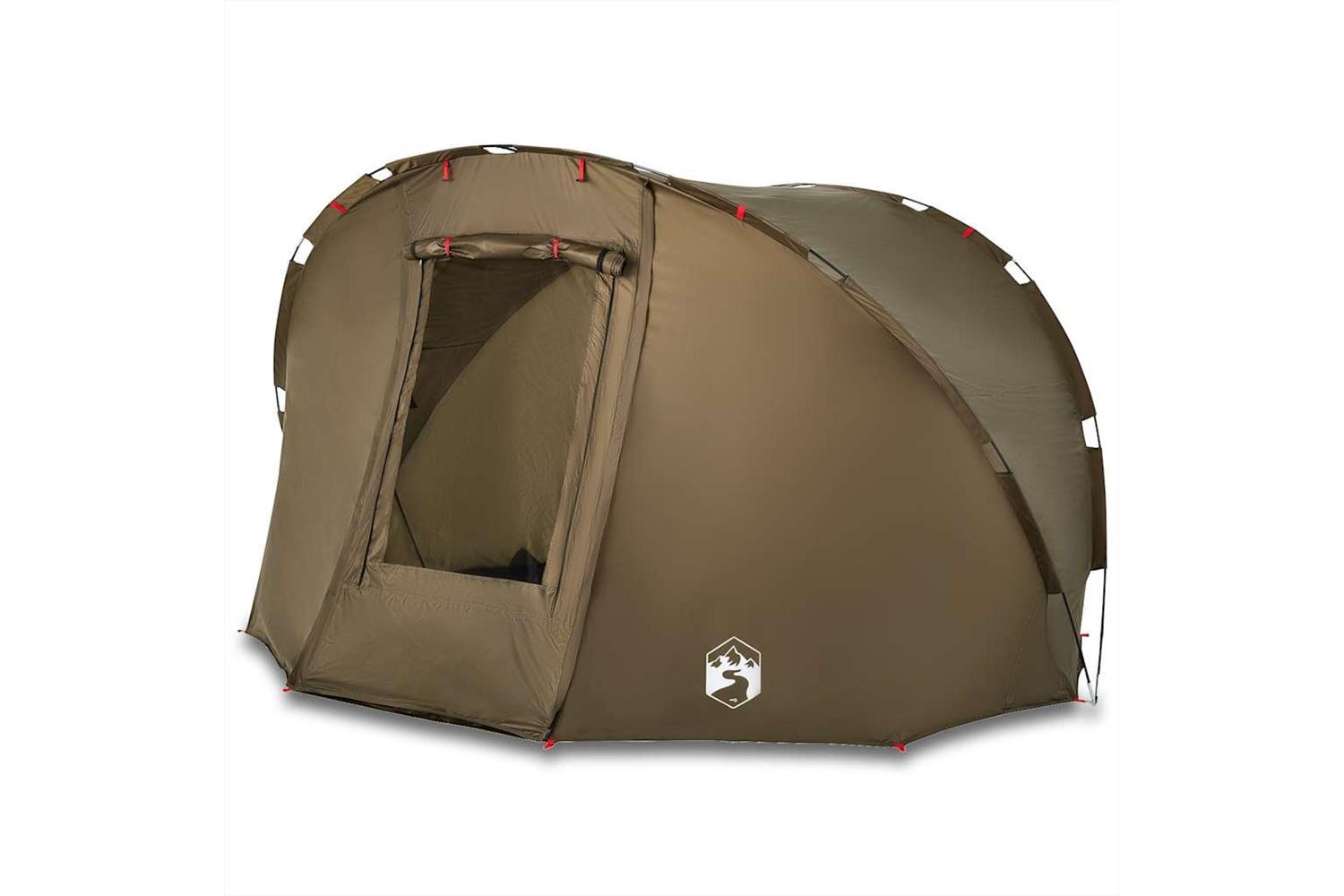 Vidaxl Fishing Tent 5-person Olive Green Waterproof-2