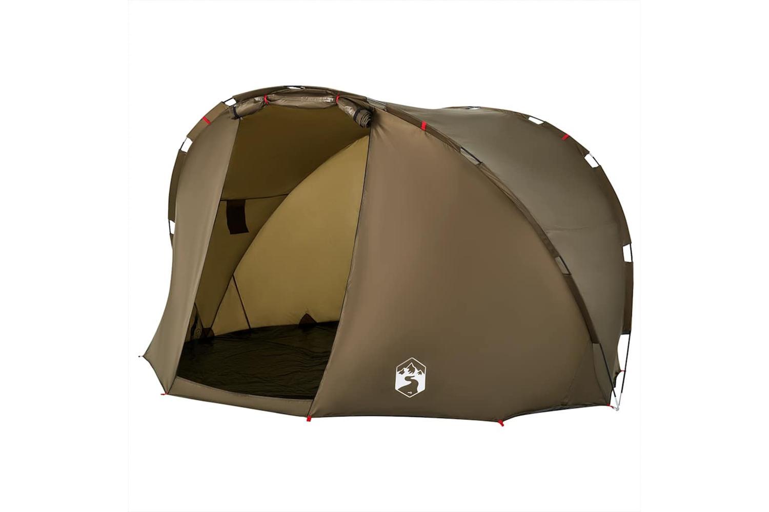 Vidaxl Fishing Tent 5-person Olive Green Waterproof-5