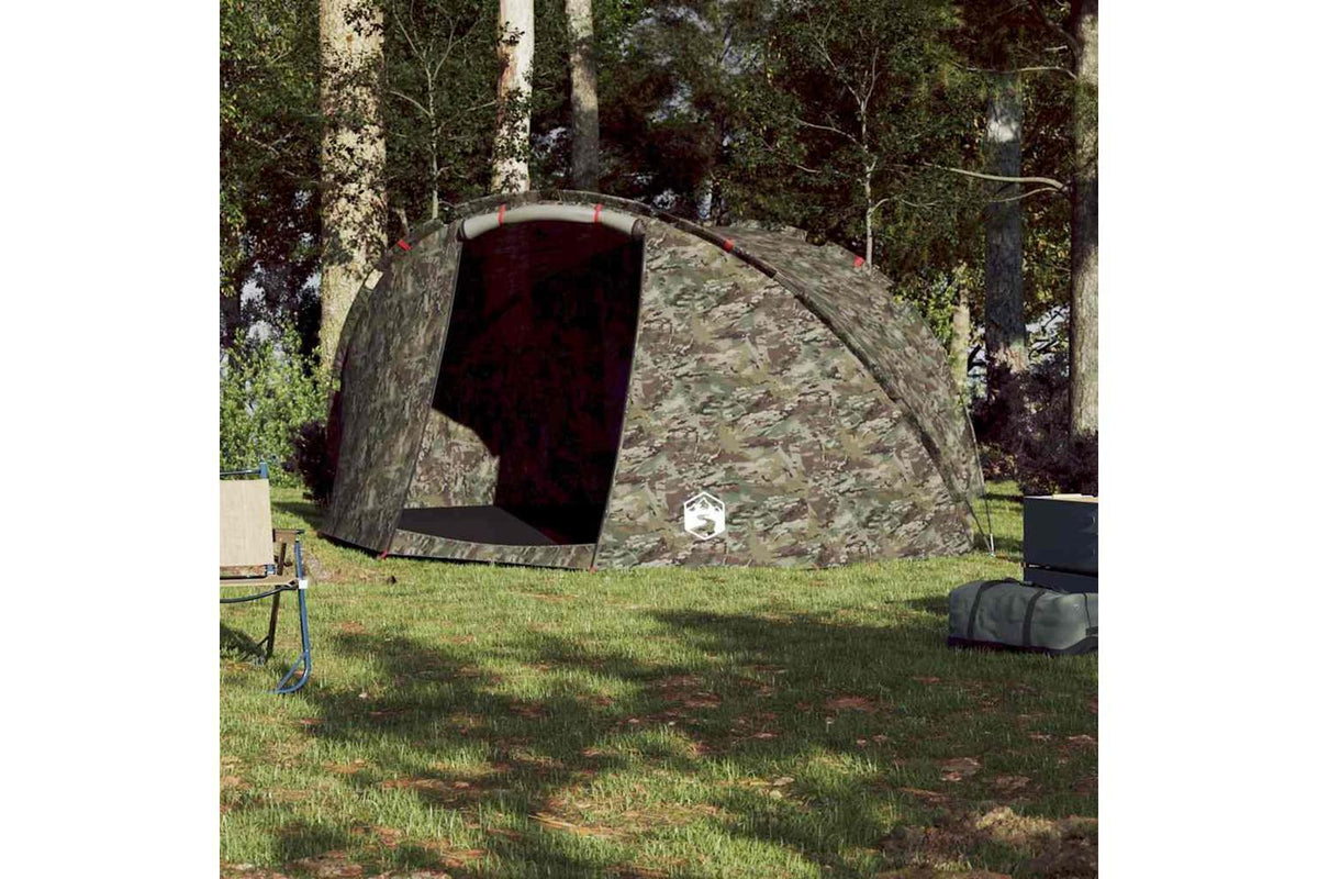 Vidaxl Fishing Tent 5-person Camouflage Waterproof-3