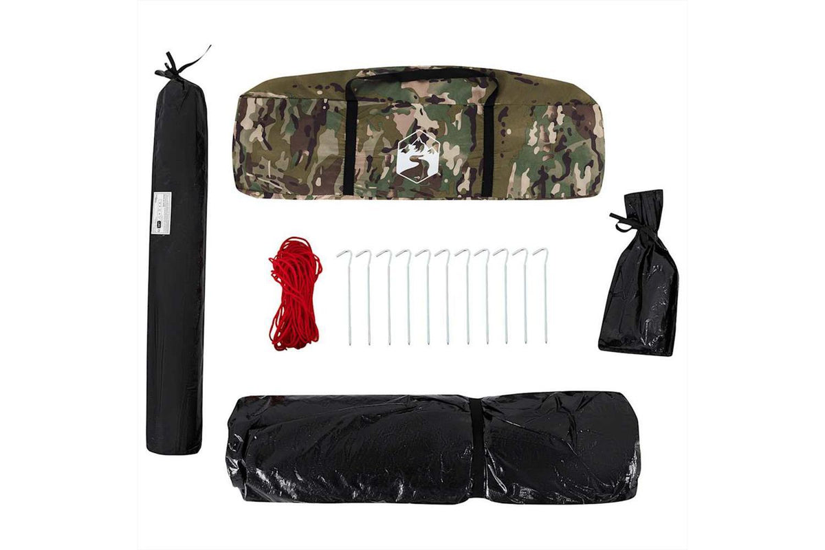 Vidaxl Fishing Tent 5-person Camouflage Waterproof-10