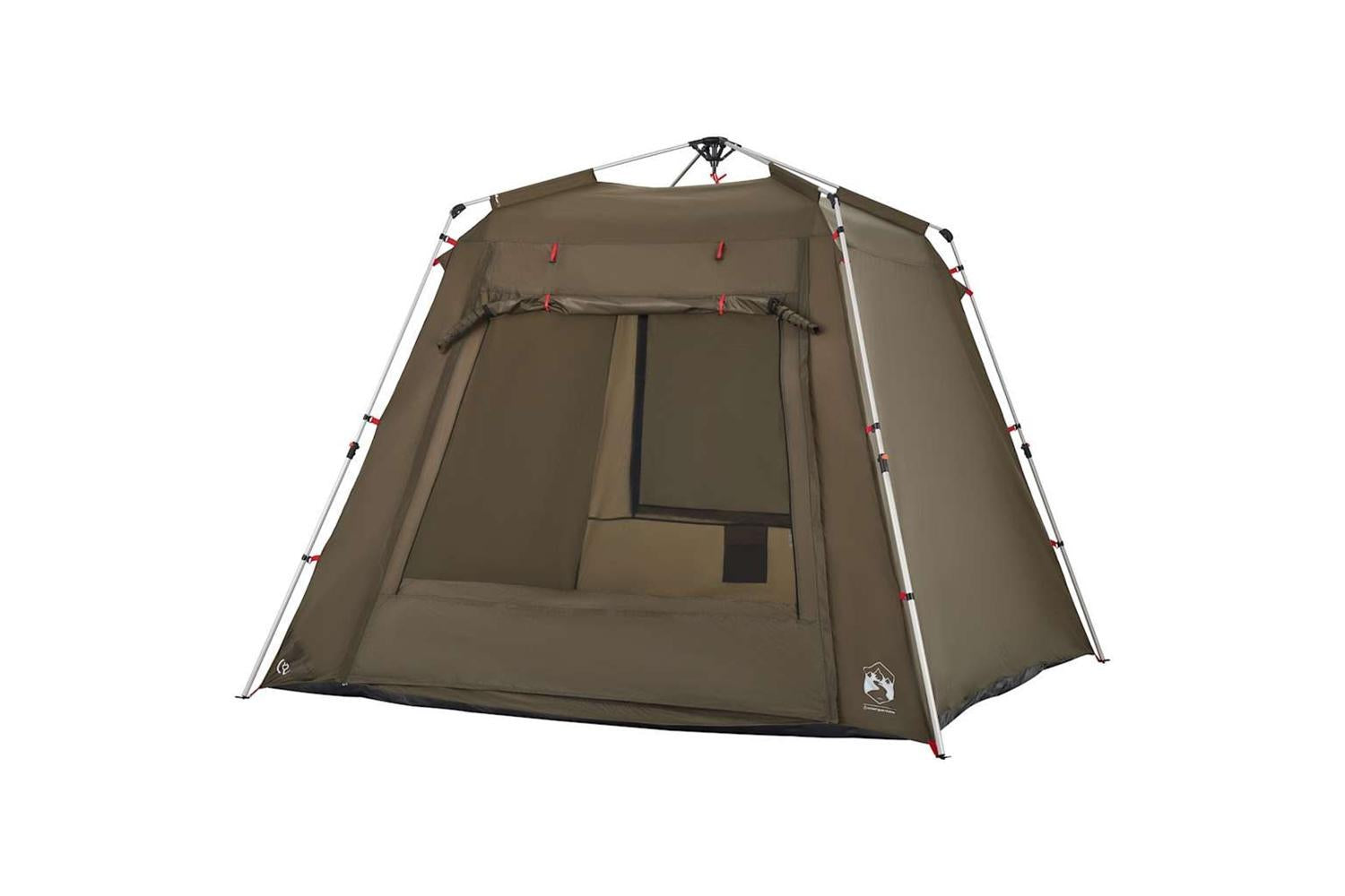 Vidaxl Fishing Tent 4-person Olive Green Quick Release-6