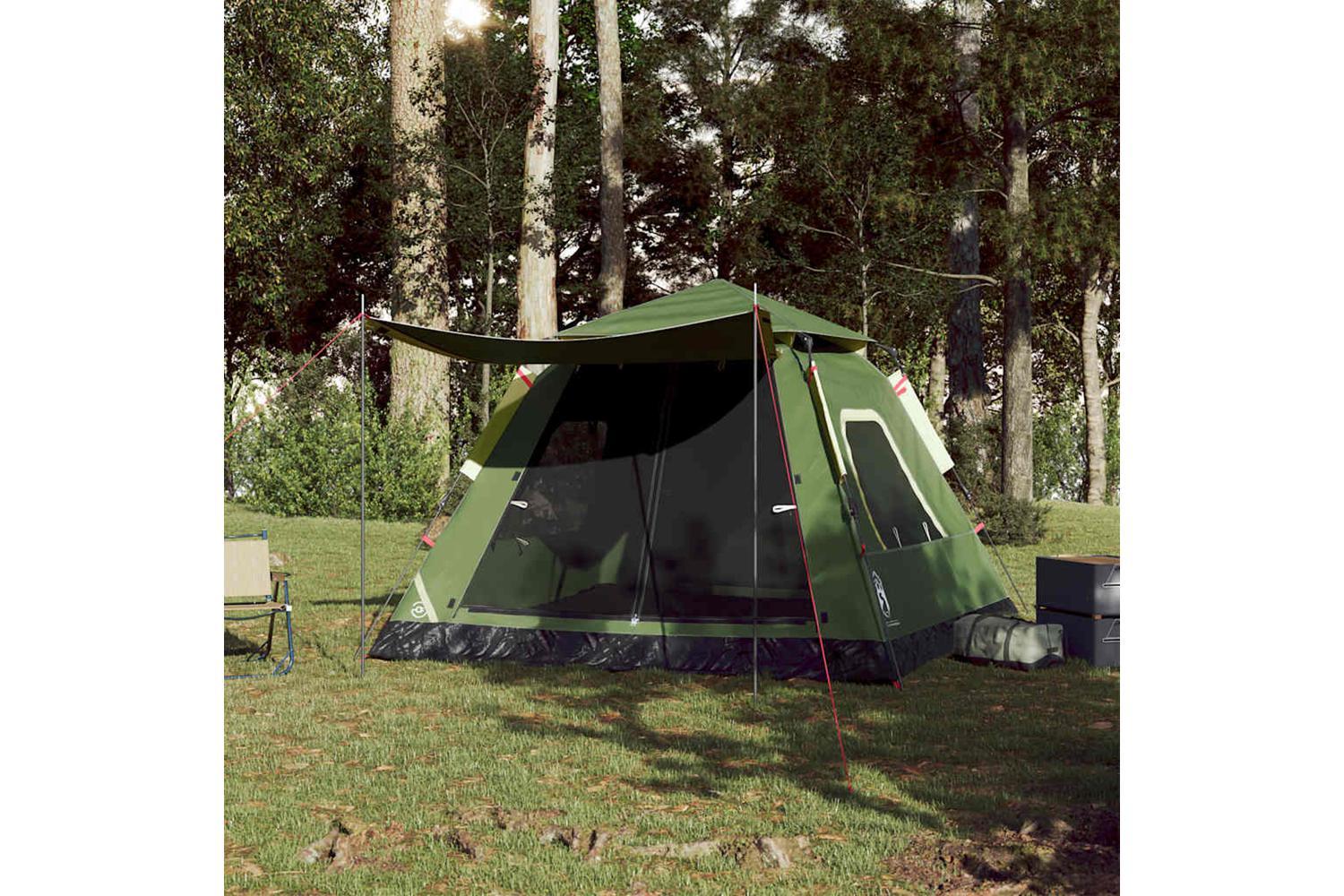 Vidaxl Camping Tent Dome 5-person Green Quick Release-3