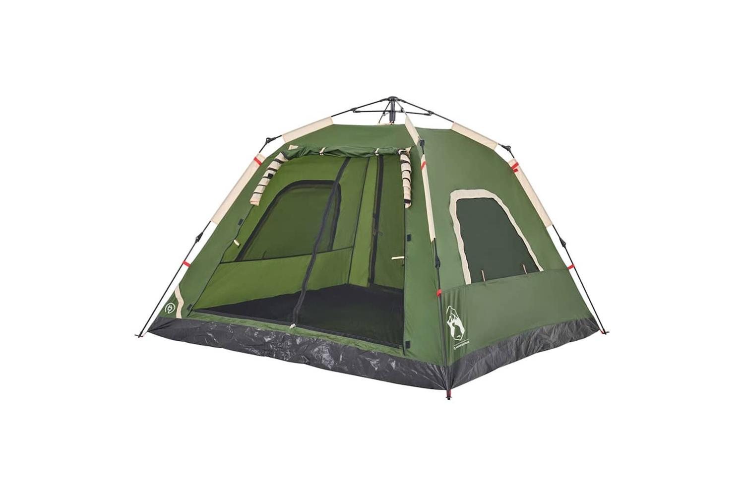 Vidaxl Camping Tent Dome 5-person Green Quick Release-4