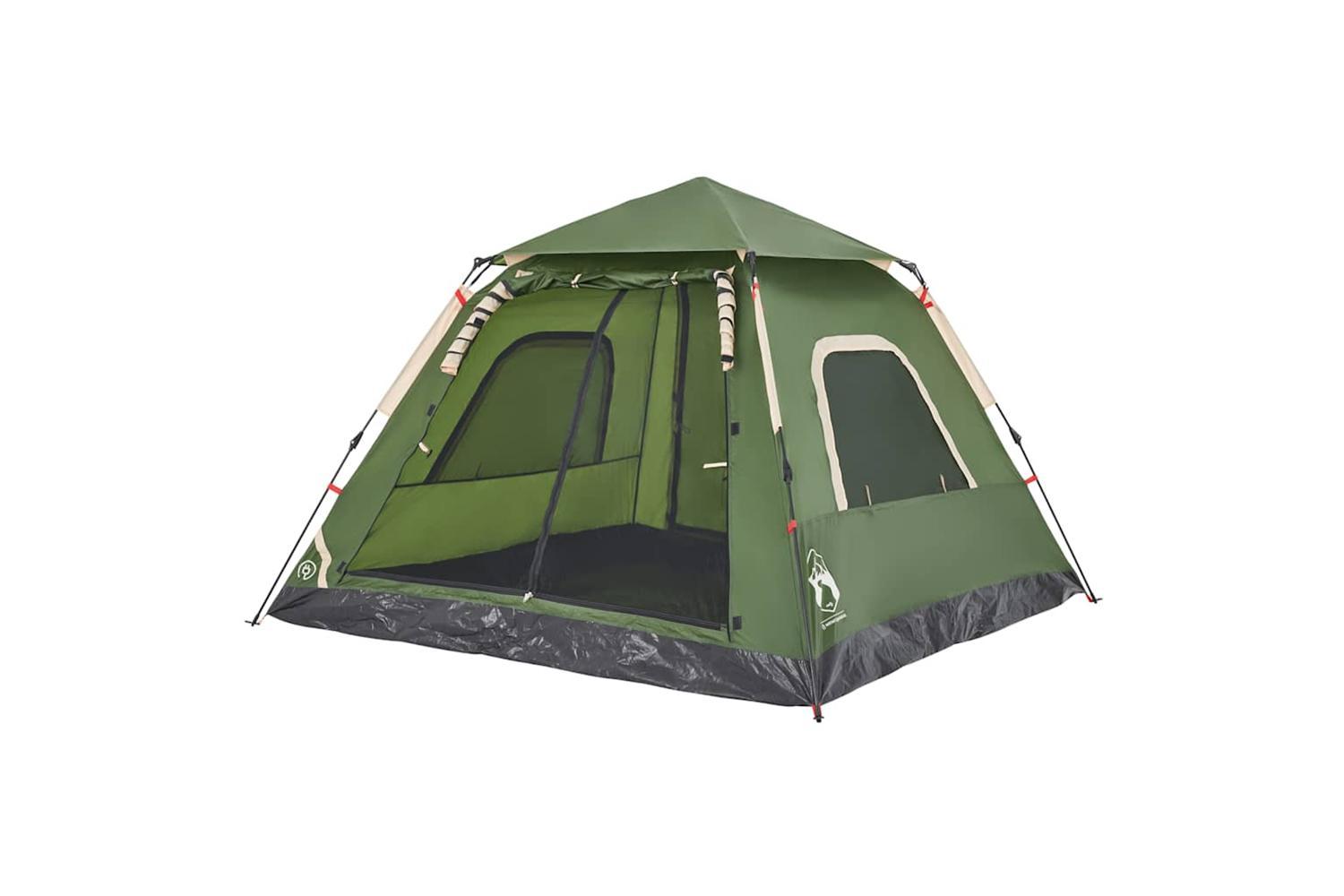 Vidaxl Camping Tent Dome 5-person Green Quick Release-5