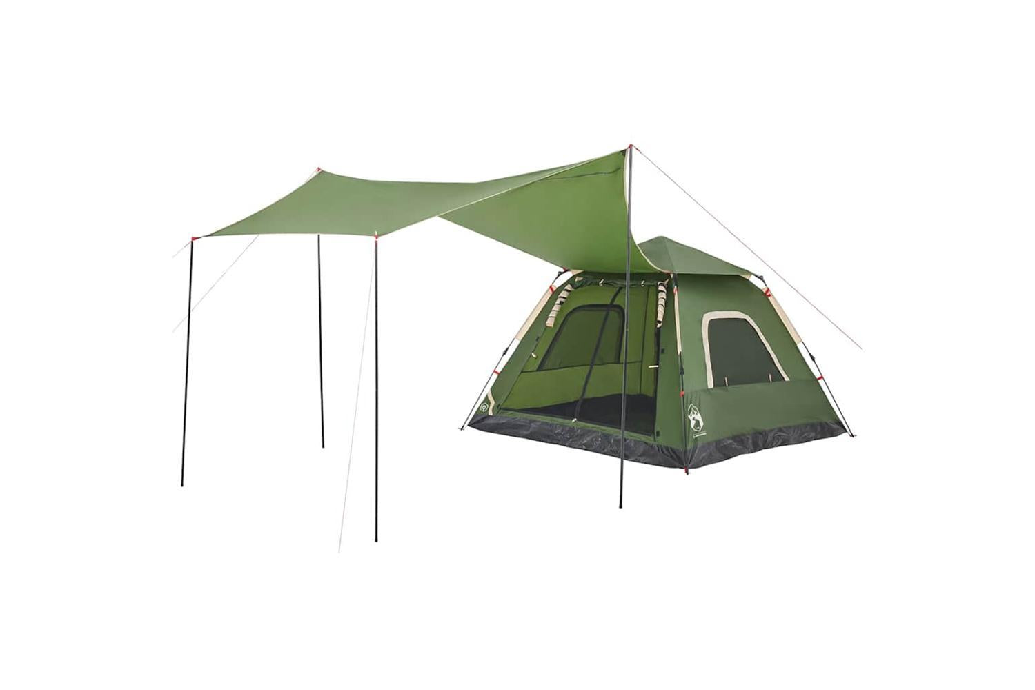 Vidaxl Camping Tent Dome 5-person Green Quick Release-8