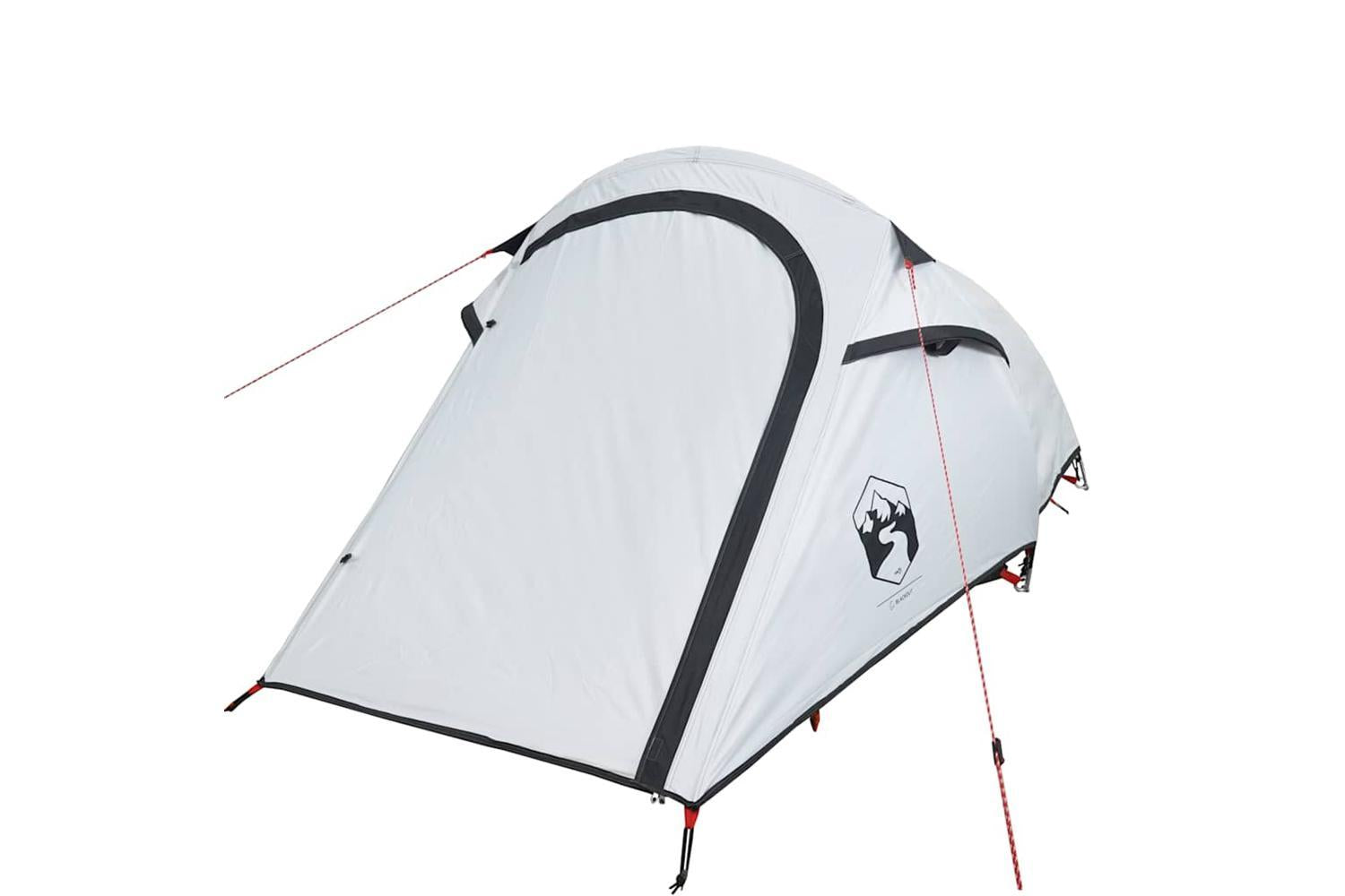 Vidaxl Camping Tent Tunnel 3-person White Blackout Fabric Waterproof-5