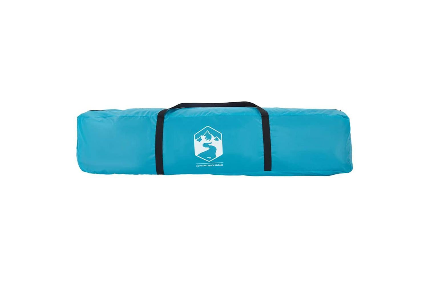 Vidaxl Camping Tent Cabin 4-person Blue Quick Release-9