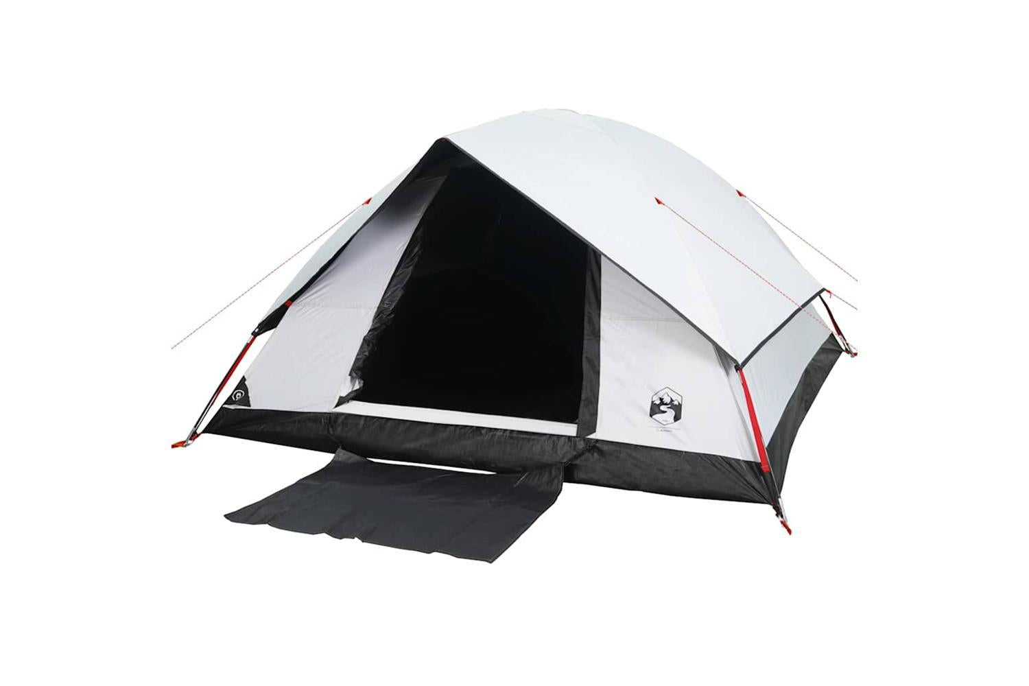 Vidaxl Family Tent Dome 6-person White Blackout Fabric Waterproof-6