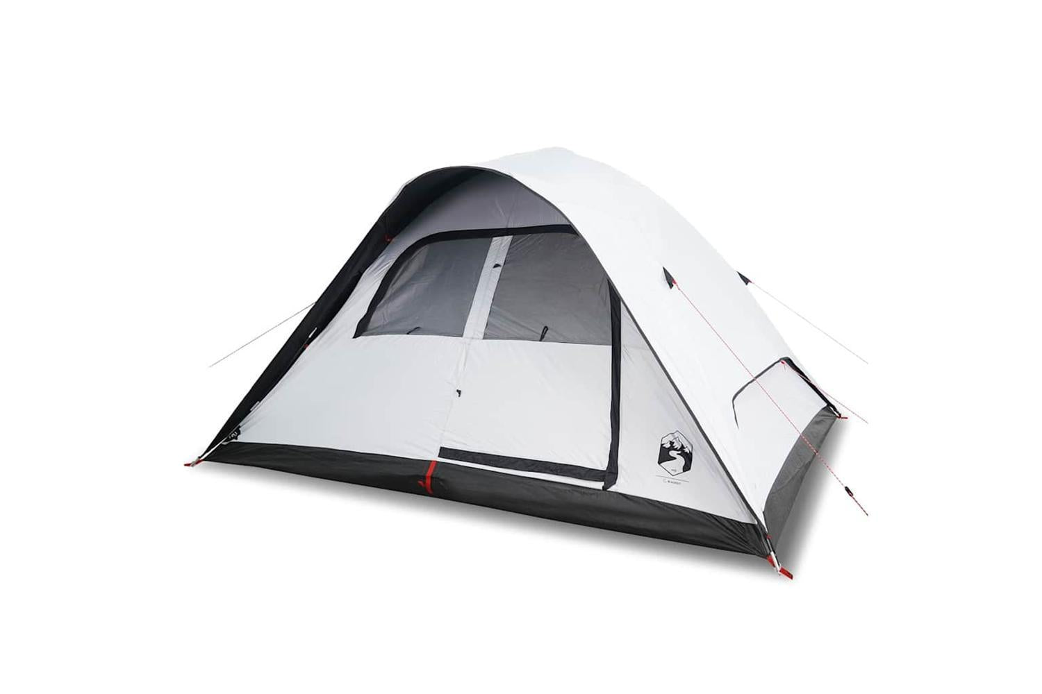 Vidaxl Family Tent Dome 6-person White Blackout Fabric Waterproof-2