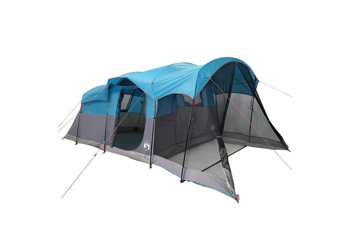Vidaxl Family Tent Tunnel 8-person Blue Waterproof-4