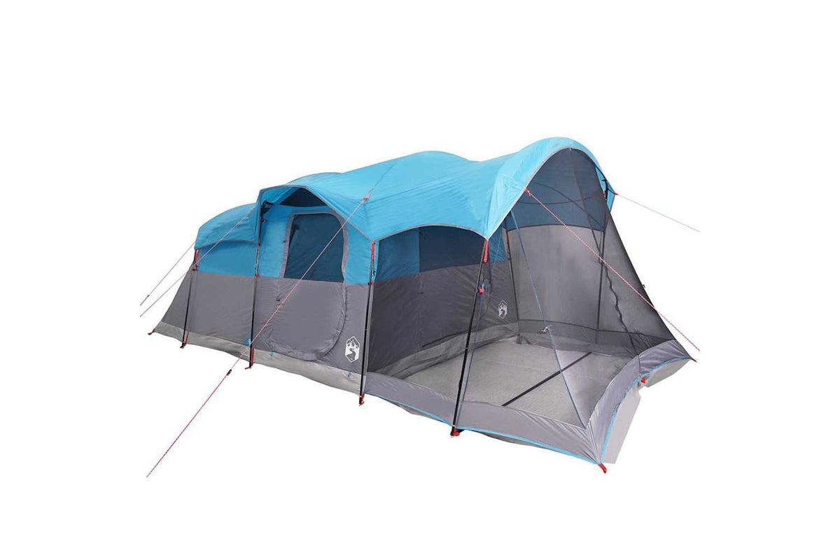 Vidaxl Family Tent Tunnel 8-person Blue Waterproof-5