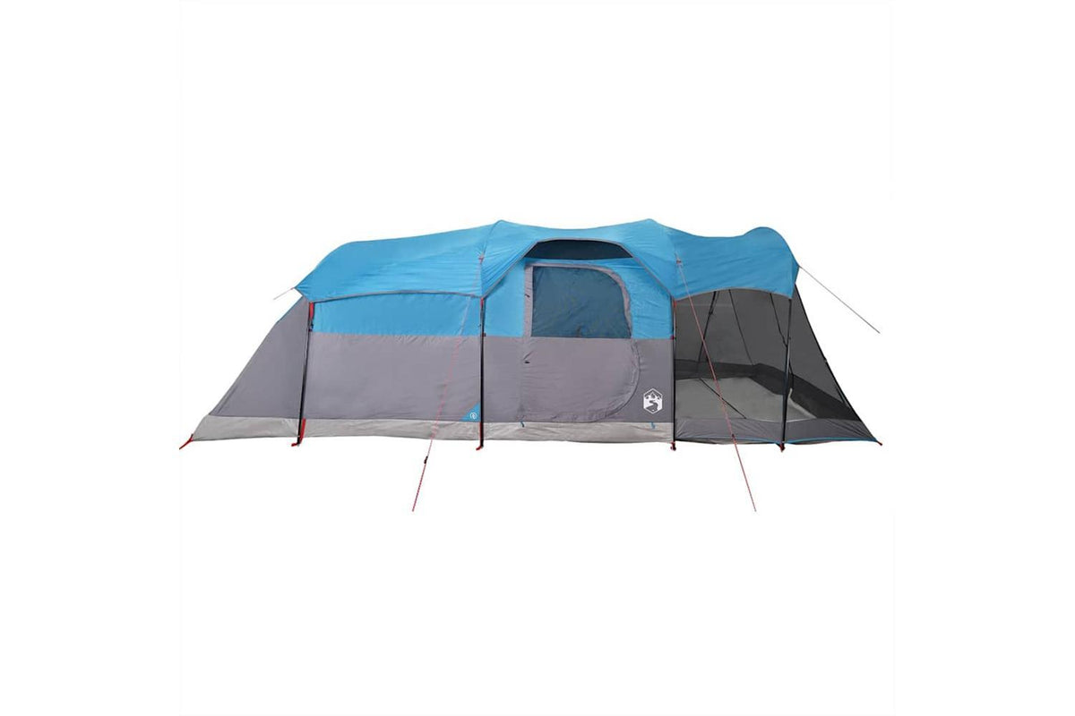 Vidaxl Family Tent Tunnel 8-person Blue Waterproof-7