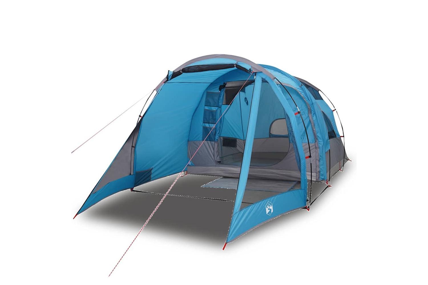 Vidaxl Camping Tent Tunnel 4-person Blue Waterproof-2