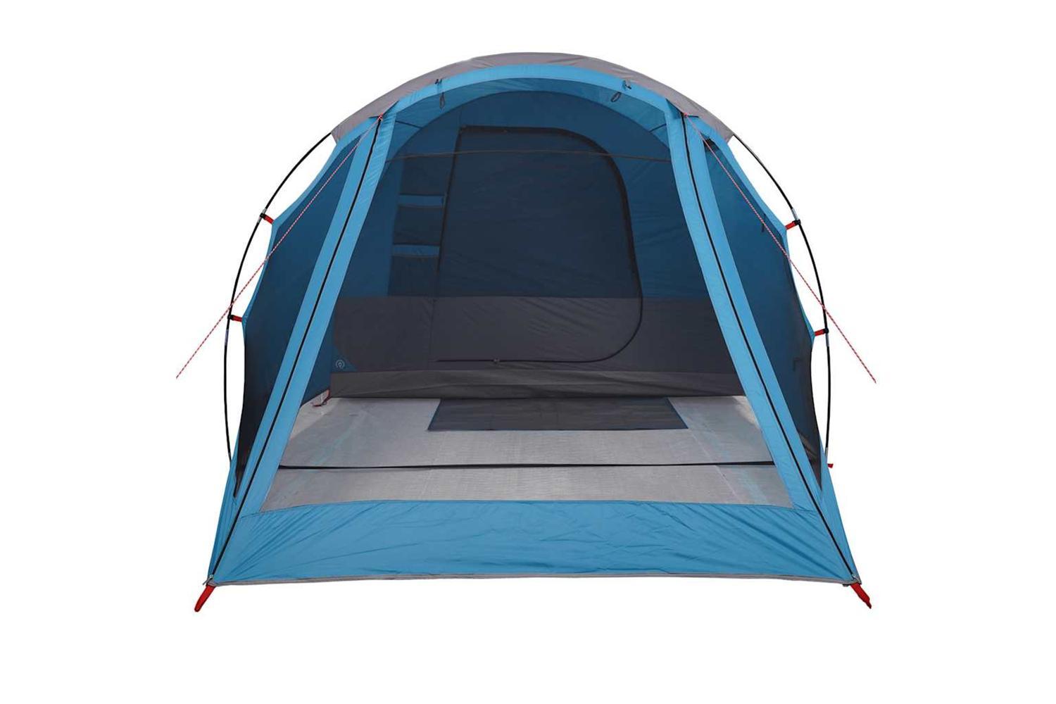 Vidaxl Camping Tent Tunnel 4-person Blue Waterproof-6