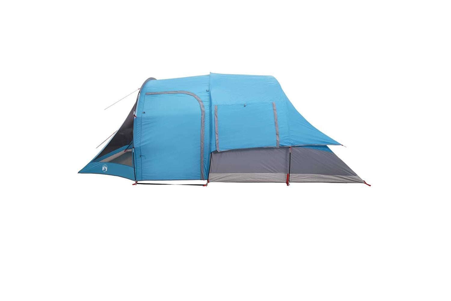 Vidaxl Camping Tent Tunnel 4-person Blue Waterproof-9