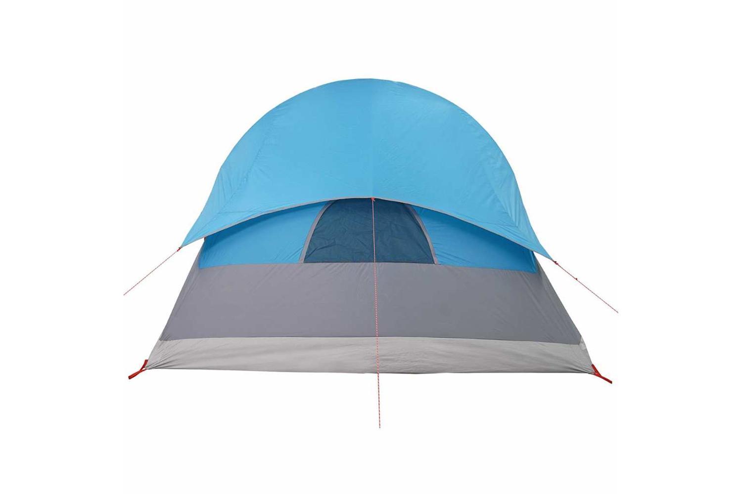 Vidaxl Camping Tent Tunnel 4-person Blue Waterproof-10