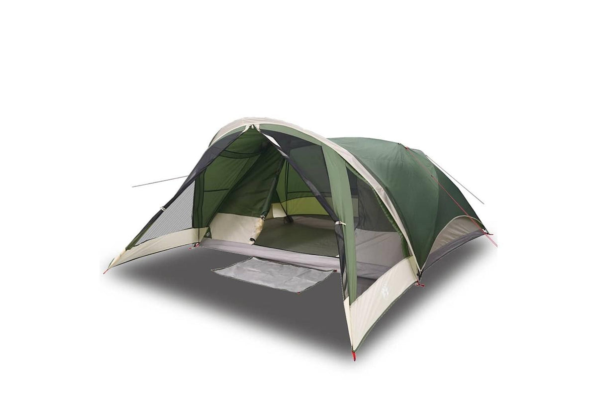 Vidaxl Family Tent Cabin 6-person Green Waterproof
