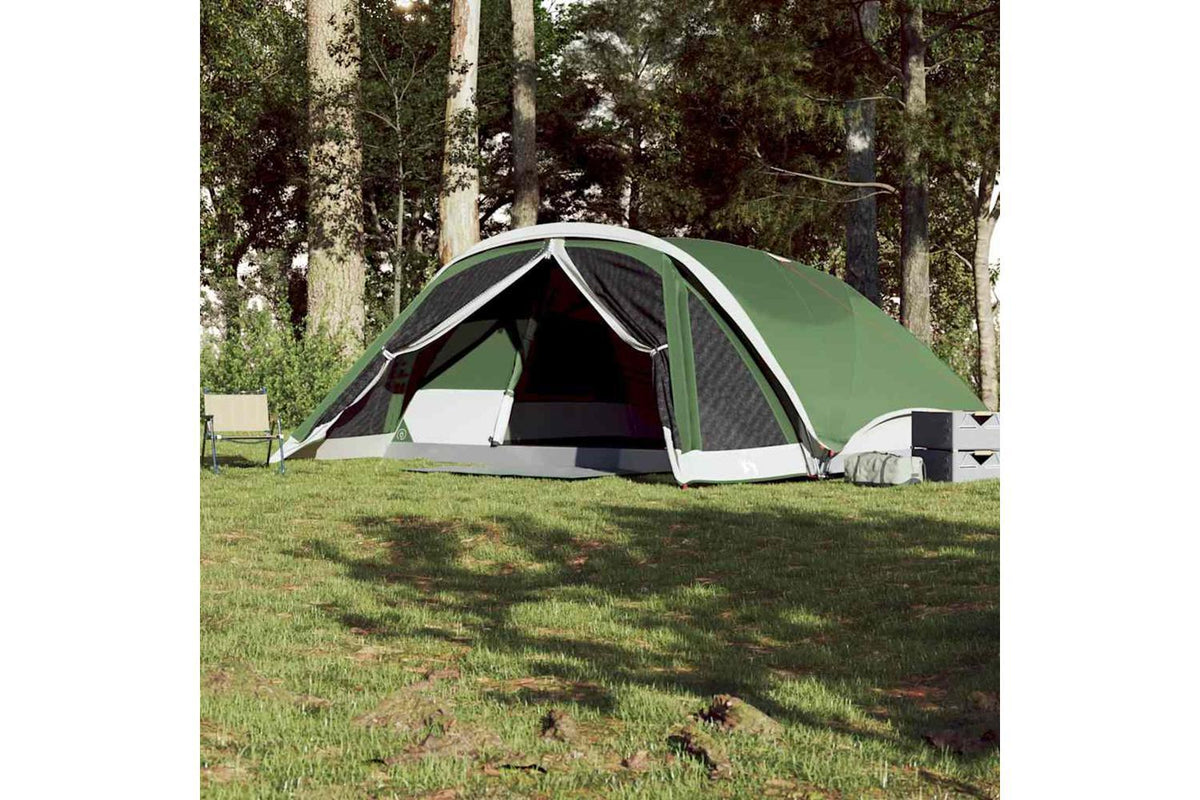 Vidaxl Family Tent Cabin 6-person Green Waterproof-4