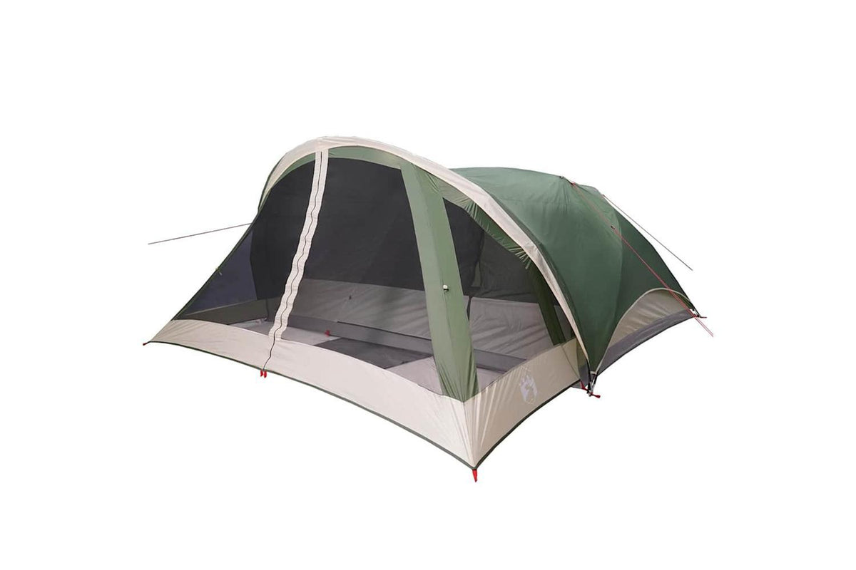 Vidaxl Family Tent Cabin 6-person Green Waterproof-5