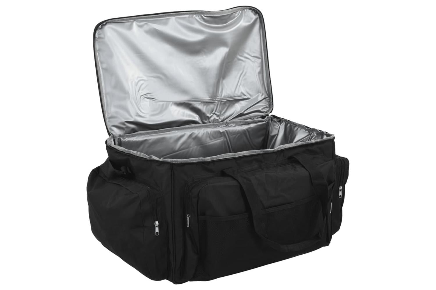 Vidaxl Fishing Bag Waterproof Black Oxford Fabric-4