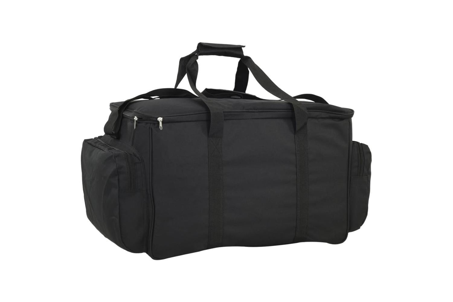 Vidaxl Fishing Bag Waterproof Black Oxford Fabric-6