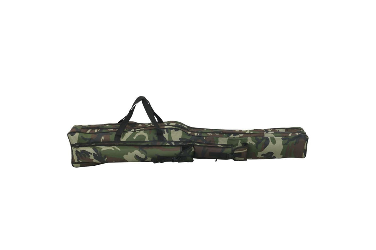 Vidaxl Fishing Rod Bag Green Camouflage 150 Cm Oxford Fabric-3