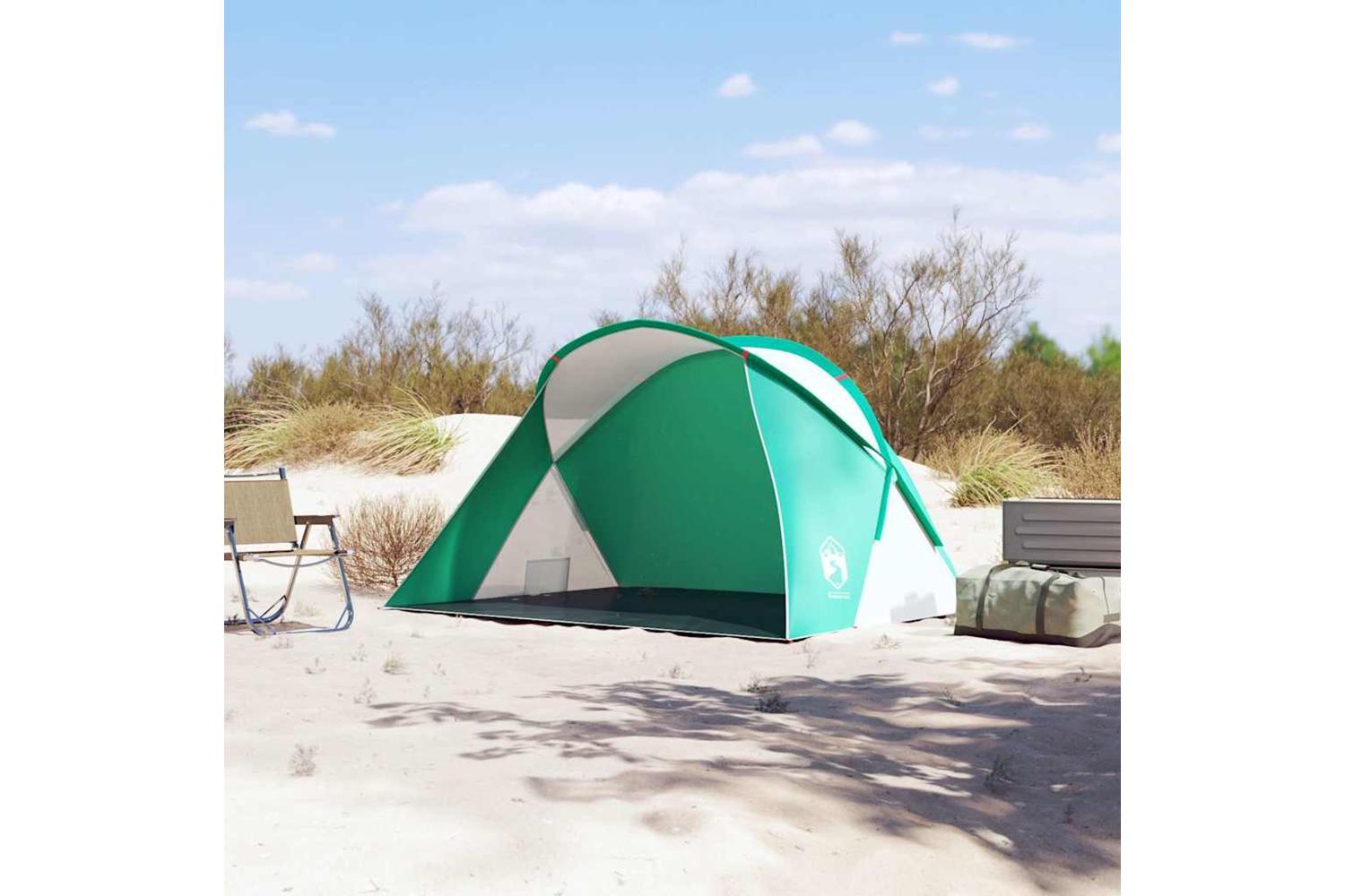 Vidaxl Beach Tent 2-person Sea Green Pop-up Waterproof-3